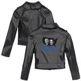 Graphic Leather Jacket Women's Leather Jacket