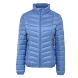 Women Winter Coats Puffer Jacket down Coat Lightweight down Jacket Women's Short Twill Slim Stand Collar Jacket