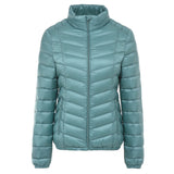 Women Winter Coats Puffer Jacket down Coat Lightweight down Jacket Women's Short Twill Slim Stand Collar Jacket