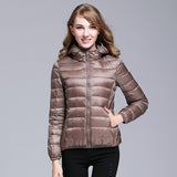 Women Winter Coats Puffer Jacket down Coat Autumn and Winter Lightweight down Jacket Hooded Autumn and Winter Women's Coat