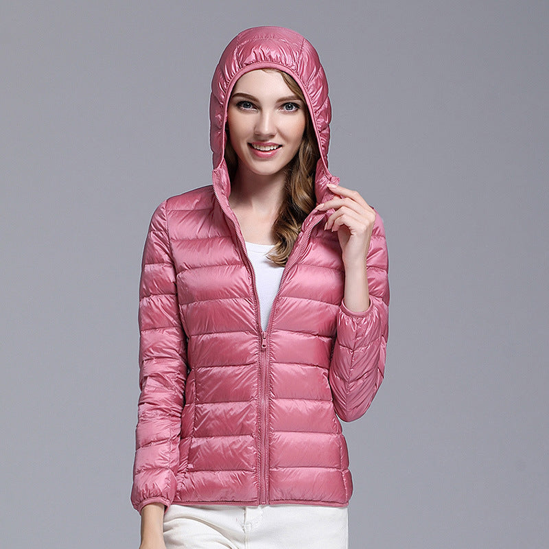 Women Winter Coats Puffer Jacket down Coat Autumn and Winter Lightweight down Jacket Hooded Autumn and Winter Women's Coat
