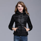 Women Winter Coats Puffer Jacket down Coat Autumn and Winter Lightweight down Jacket Hooded Autumn and Winter Women's Coat