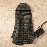 Women Winter Coats Puffer Jacket Down Coat Fall/Winter Lightweight Down Jacket Women Hooded Fashionable Jacket