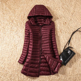 Women Winter Coats Puffer Jacket Down Coat Fall/Winter Lightweight Down Jacket Women Hooded Fashionable Jacket