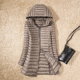 Women Winter Coats Puffer Jacket Down Coat Fall/Winter Lightweight Down Jacket Women Hooded Fashionable Jacket