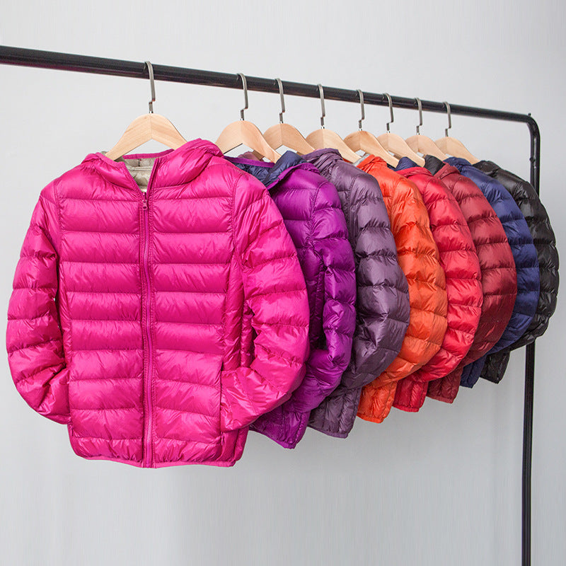 Women Winter Coats Puffer Jacket Down Coat Fall Winter Hooded Down Jacket White Duck Down Coat