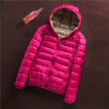 Women Winter Coats Puffer Jacket Down Coat Fall Winter Hooded Down Jacket White Duck Down Coat