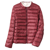 Women Winter Coats Puffer Jacket Down Coat Lightweight Down Jacket Female O-neck Short Coat Autumn and Winter Women's Clothing