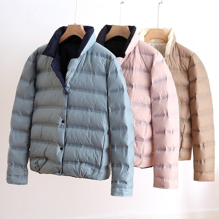 Women Winter Coats Puffer Jacket Down Coat Autumn Winter Warm Soft Thin Lightweight Short Type