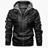 Blade Runner Jacket Spring and Autumn Winter Leather Coat Men's Hooded Jacket