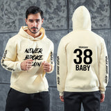 Men Graphic Hoodie Autumn and Winter Never Broke Again Youth Rapper Hoodie Sweatshirt