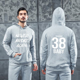 Men Graphic Hoodie Autumn and Winter Never Broke Again Youth Rapper Hoodie Sweatshirt