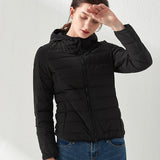 Women Winter Coats Puffer Jacket Down Coat Fall/Winter Lightweight Down Jacket Female Short Hood