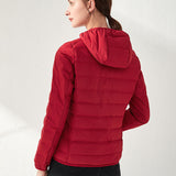 Women Winter Coats Puffer Jacket Down Coat Fall/Winter Lightweight Down Jacket Female Short Hood