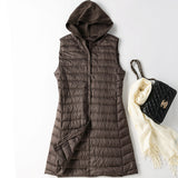 Women Winter Coats Puffer Jacket Down Coat Autumn and Winter Hooded Down Vest Women's Down Jacket Hooded