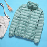 Women Winter Coats Puffer Jacket Down Coat Ultra-Thin Down Jacket Women's Stand Collar Lightweight Fall Winter Coat