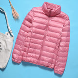 Women Winter Coats Puffer Jacket Down Coat Ultra-Thin Down Jacket Women's Stand Collar Lightweight Fall Winter Coat