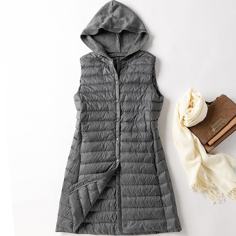 Women Winter Coats Puffer Jacket Down Coat Autumn and Winter Hooded Down Vest Women's Down Jacket Hooded