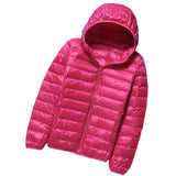 Women Winter Coats Puffer Jacket Down Coat Lightweight Down Jacket Female Short Type Hooded Jacket