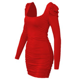 Hot Women In Tight Dresses Autumn Winter Sexy Dress Women'S Dress