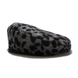 Leopard Fur Hat Beret