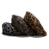 Leopard Fur Hat Beret
