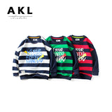 Children Boy Hoodie Spring Children's Clothing Boys' Bathroom Stripes