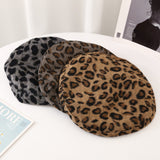 Leopard Fur Hat Beret