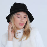 Women Winter Hats Women's Autumn Wool Bucket Hat Fashion Knitted Warm