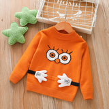 Boys Sweater Children's Autumn Knitted Pullover Multicolor Baby Cartoon Sweater