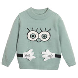 Boys Sweater Children's Autumn Knitted Pullover Multicolor Baby Cartoon Sweater