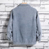 Men Denim Jacket Spring and Autumn Men Casual Denim Jacket