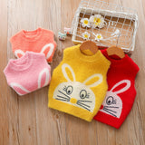 Boys Sweater Vest Autumn and Winter Wool Pullover Cute Bunny Baby Knitted Vest