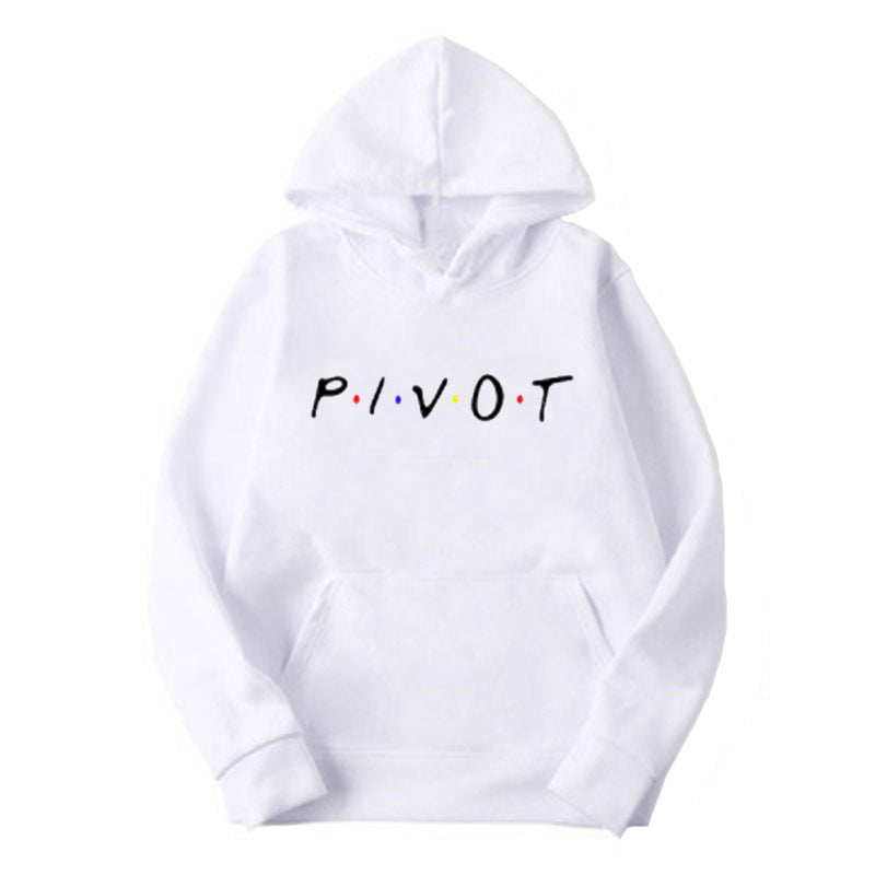 Friends Joey Hoodie Printed Men and Women plus Velvet Hooded Pullover