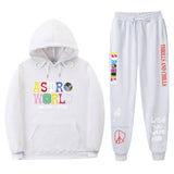 Travis Scott Astroworld Hoodie & Pant 2 Piece Set Sweatshirt Suit Fashion Casual Men's and Women's Sweatshirt
