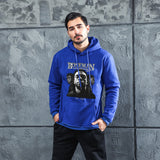 Men Graphic Hoodie Autumn Winter Chadwick Boseman Printing Men Women Velvet Padded Hooded Sweatshirt