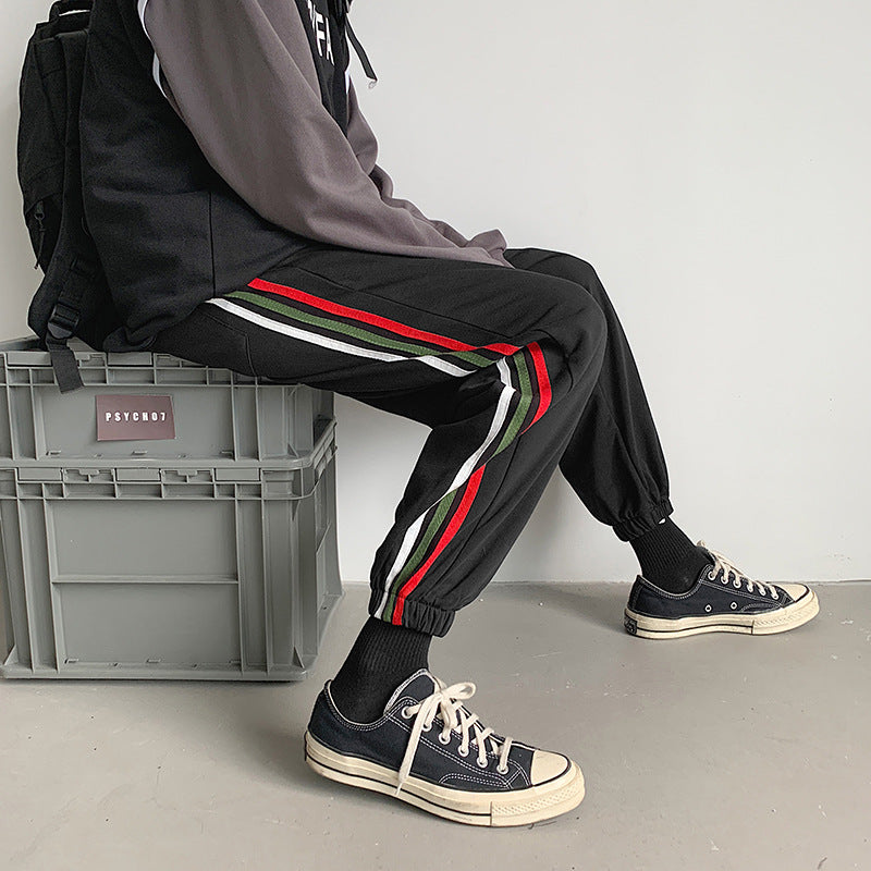 Men Pants Men's Loose Casual Trousers Sports Pants