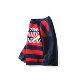 Children Boy Hoodie Spring Children's Clothing Boys' Bathroom Stripes