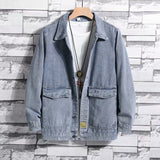 Men Denim Jacket Spring and Autumn Men Casual Denim Jacket