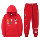 Travis Scott Astroworld Hoodie & Pant 2 Piece Set Sweatshirt Suit Fashion Casual Men's and Women's Sweatshirt