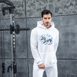 Men Graphic Hoodie Autumn and Winter Pop Smoke Print Men and Women Fleece Hooded Jacket Thickened Sweater