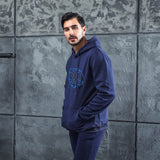 Men Graphic Hoodie Autumn and Winter Pop Smoke Print Men and Women Fleece Hooded Jacket Thickened Sweater