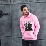 Men Graphic Hoodie Autumn Winter Chadwick Boseman Printing Men Women Velvet Padded Hooded Sweatshirt