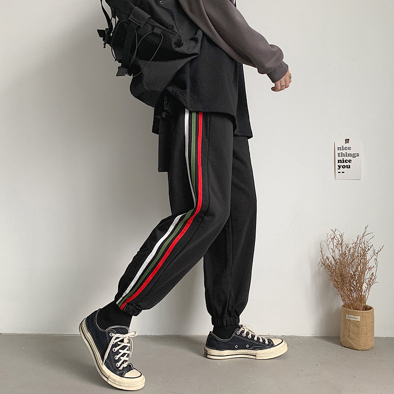 Men Pants Men's Loose Casual Trousers Sports Pants