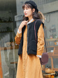 Moisture Wicking Hoodie Winter Short Loose Vest Vest Coat