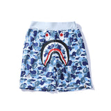 Shark Print Shorts Shark Head Camouflage Bottom Pattern Casual Shorts Men And Women Fashion Tether Shorts