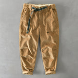 Mens Corduroy Pants Fall Winter Men Cotton Corduroy Solid Color Casual Japanese Overalls
