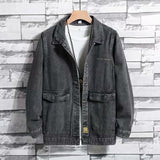 Men Denim Jacket Spring and Autumn Men Casual Denim Jacket