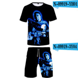 Michael Myers T Shirt Printed Beach Pants Short Sleeve T-shirt Casual
