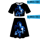 Michael Myers T Shirt Spring Printed Women's Casual Skirt